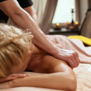 Hot stone and hot oil Thai massage treatment